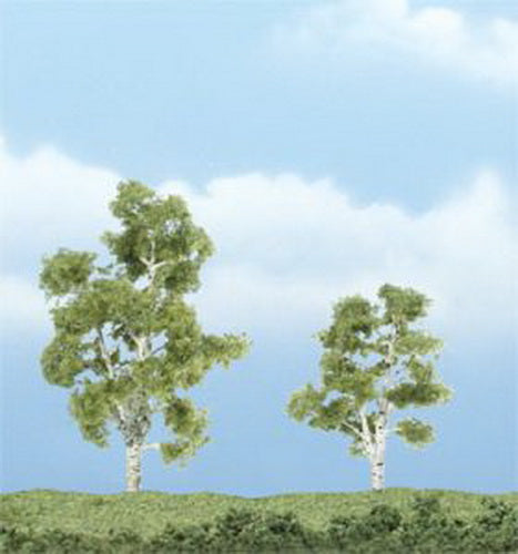 Woodland Scenics TR1603 3" - 2.25" Sycamore Ready-Made Premium Trees (Pack of 2)