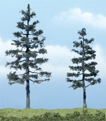 Woodland Scenics TR1624 4", 5.25" Pine Ready-Made Premium Trees (Pack of 2)