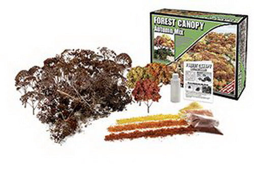 Woodland Scenics F1663 Autumn Mix Forest Canopy
