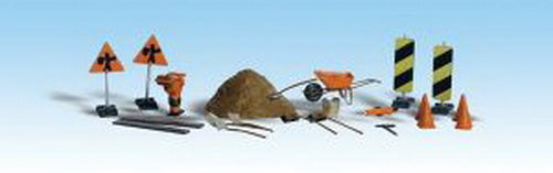 Woodland Scenics A1851 HO Scenic Accents Road Crew Details (Set of 20)
