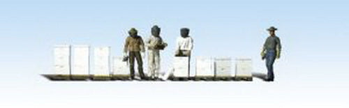 Woodland Scenics A1897 HO Scenic Accents Beekeeper Figures (Set of 12)