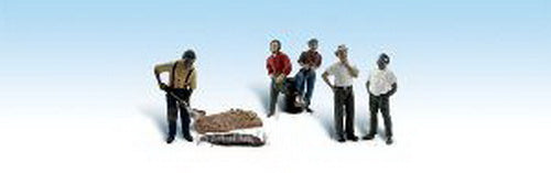 Woodland Scenics A1927 HO One Man Crew Construction Figures (Set of 7)