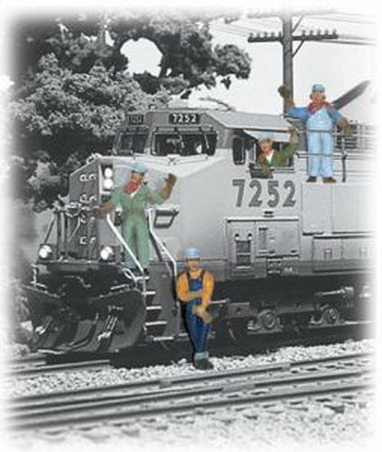 Woodland Scenics A2153 N Scenic Accents Train Engineer Figures (Set of 6)
