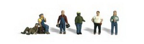 Woodland Scenics A2154 N Scenic Accents Factory Worker Figures (Set of 6)
