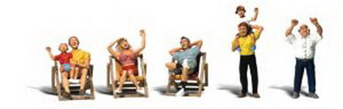 Woodland Scenics A2172 N Scenic Accents Spectator Figures (Set of 8)