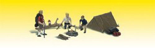 Woodland Scenics A2199 N Scenic Accents Camper Figures (Set of 8)