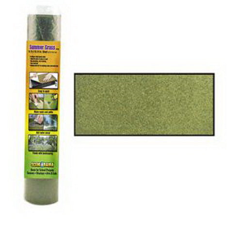 Woodland Scenics SP4160 Scene-A-Rama 10-1/4" x 16-3/4" Summer ReadyGrass Sheet