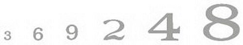 Woodland Scenics MG712 Numbers Roman R.R. Silver Dry Transfer Decals