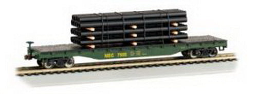 Bachmann 18953 N Maine Central Flatcar w/Pipes