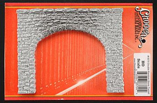 Chooch Enterprises 8370 HO Double-Track Random Stone Tunnel Portal