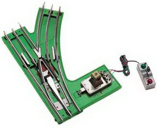 MTH 11-99074 Standard Gauge Tinplate Green 72 Inch Remote RH Switch