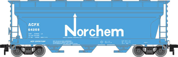 Atlas 50000283 N Scale Norchem ACF Covered Hopper