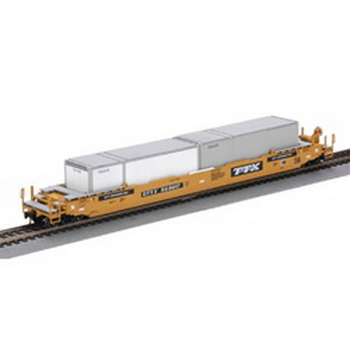 Athearn 91915 HO Scale TTX 56' Well Car w/ (4) 28' Containers