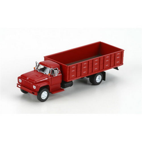 Athearn 91951 HO Red Cab Ford F-850 Grain Truck - RTR