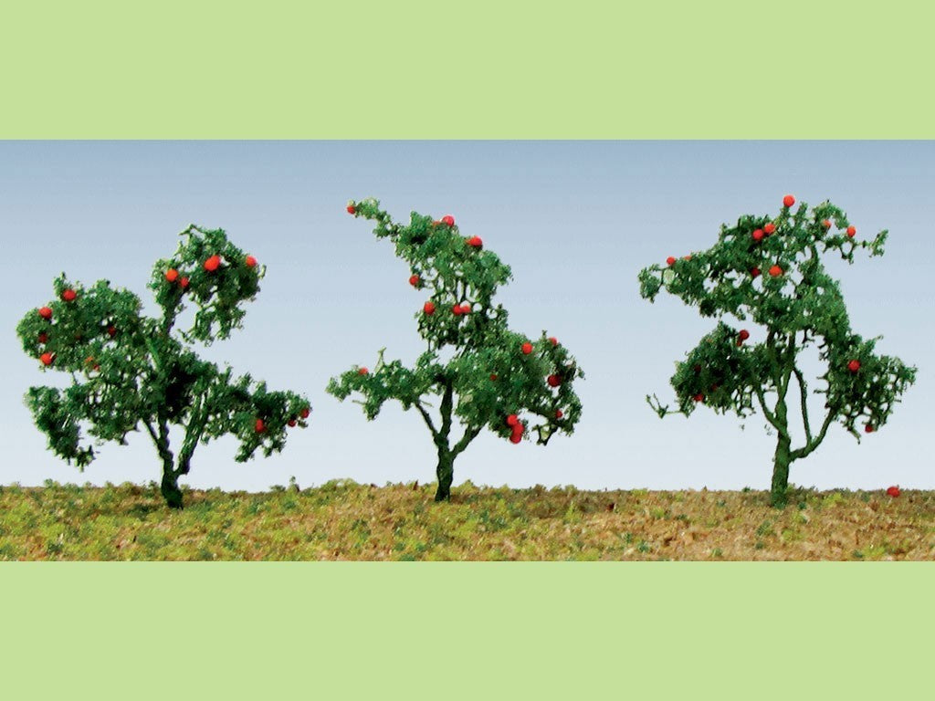 Bachmann 32510 HO 3/4" Tall Fruiting Bush (Set of 18)