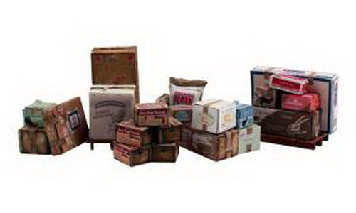 Woodland Scenics A1953 HO Scenic Accents Miscellaneous Freight (Set of 6)