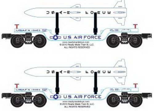 RMT 96562 O Dep.Ctr.Flat Car USAF/2pk