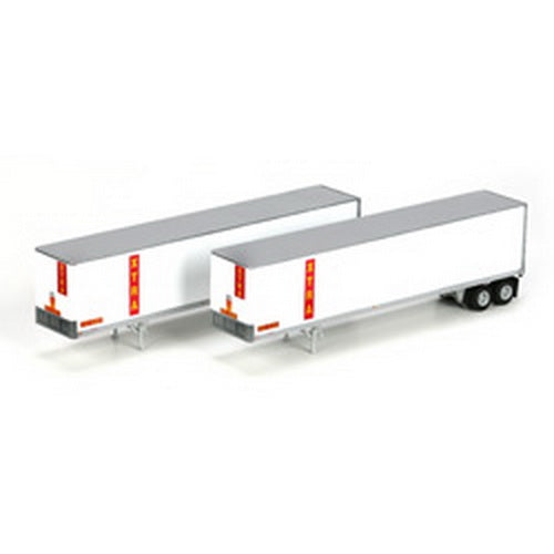 Athearn 73382 HO Scale XTRA 45' Fruehauf Z-Van Trailers #2 (Pack of 2)