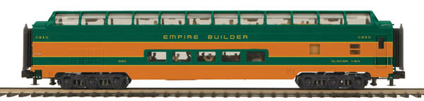 MTH 20-67158 O Great Northern 70' ABS Full Vista Dome Passenger Car