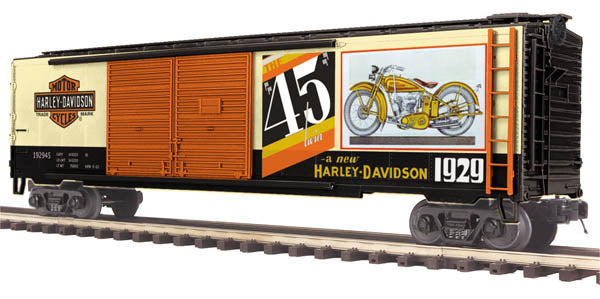 MTH 20-93507 DOUBLE DOOR 50' BOX CAR HARLEY-DAVIDSON 1929