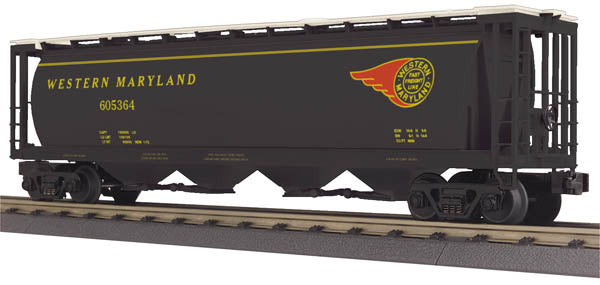 MTH 30-75364 4-BAY CYLINDRICAL HOPPER CAR WESTERN MARYLAND