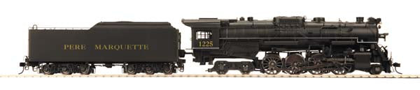 MTH 80-3172-1 Pere Marquette HO Scale 2-8-4 Berkshire w/PS 3.0