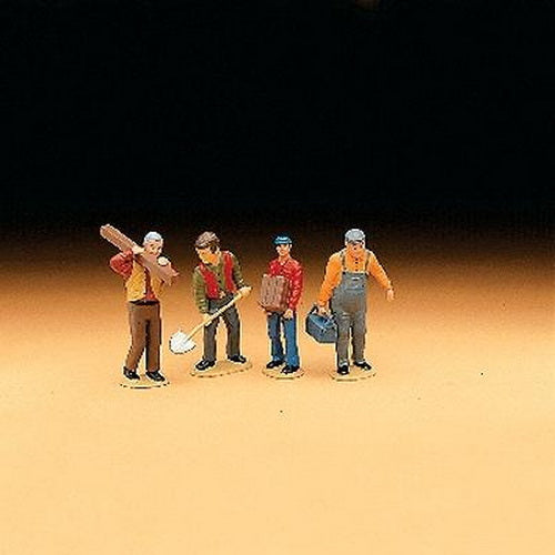 LGB 51430 Standing Construction Worker Figures G Scale (Set of 4)