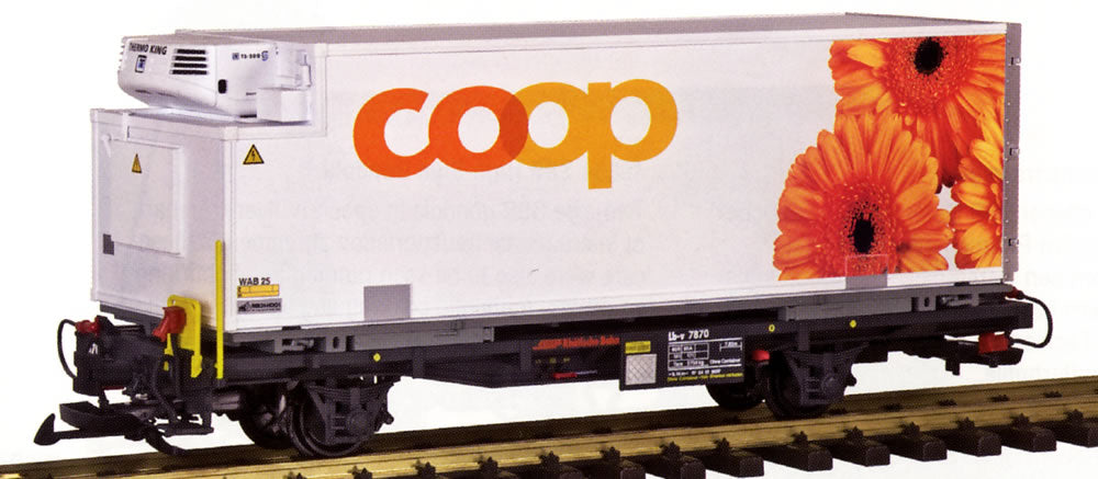 LGB 45894 G RhB COOP Gerbera Container Car