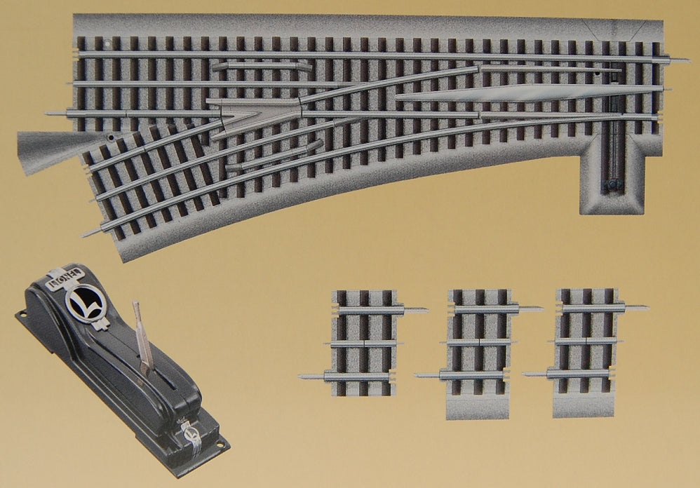 Lionel 6-16826 O72 FasTrack Command Control Left Hand Switch Turnout