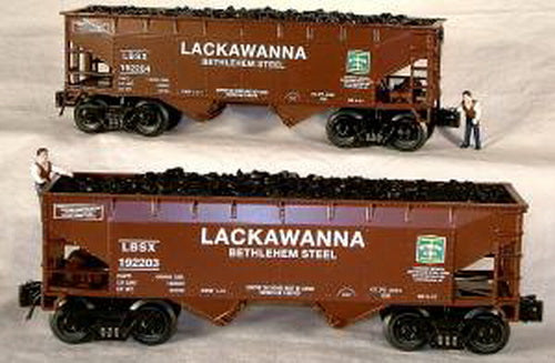 RMT 962195 O 2-Bay Hopper Bethlehem Steel/Lackawanna (Set of 2)