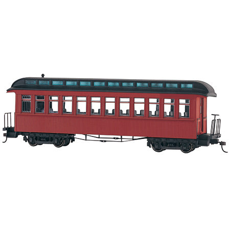 Bachmann 26398 On30 Painted & Unlettered Coach Car w/Lighted interior
