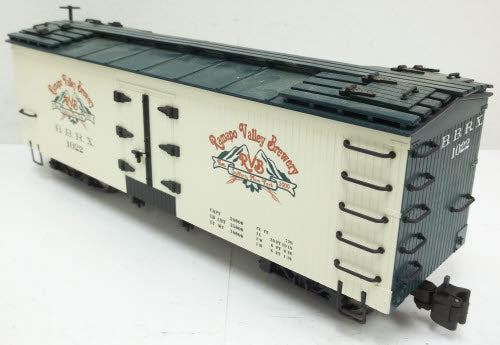 Bachmann 98691 G Scale Rampo Valley Brewery Refrigerator Car - Metal Wheels