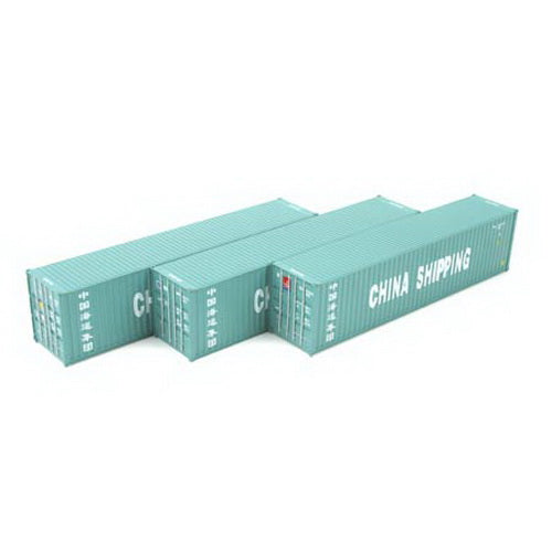 Athearn 2831 China Shipping 40' Container 3-Pack