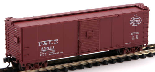 Atlas 45836 N Scale P&LE Steel Rebuilt Boxcar #83821