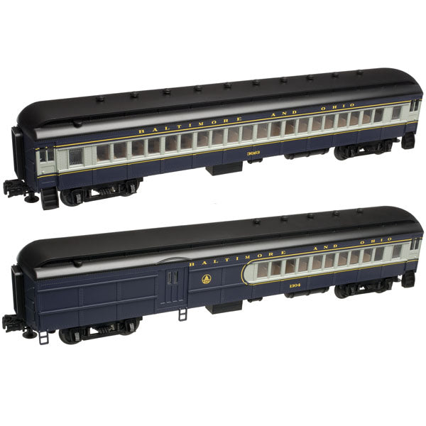 Atlas 1009916A Baltimore & Ohio 2-Car Passenger Set