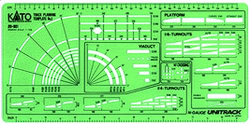 Kato 20 900 N Gauge Unitrack Track Planning Template