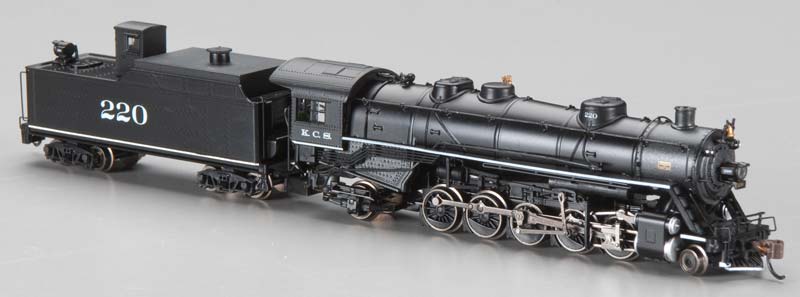 Bachmann 83357 Spectrum N Kansas City Southern 2-10-2 Steam Loco #220 (DCC)