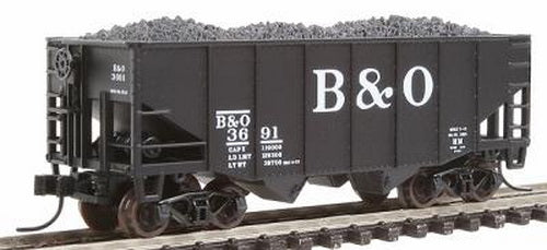 Atlas 41300 N Scale B&O 55T Fishbelly Hopper #3691