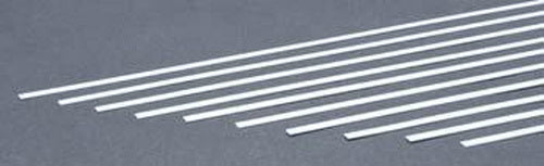 Evergreen Scale Models 127 .020" x .156" x 14" Polystyrene Strips (Pack of 10)