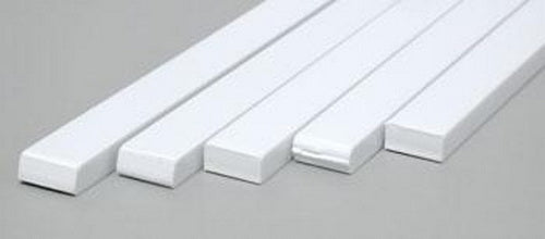 Evergreen Scale Models 189 .125" x .250" x 14" Polystyrene Strips (Pack of 5)