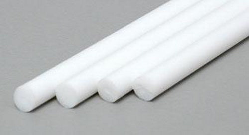 Evergreen Scale Models 214 .125" x 14" Polystyrene Round Rod (Pack of 4)