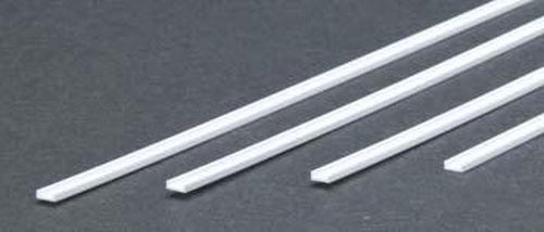 Evergreen Scale Models 265 .156" x 14" Polystyrene Channels (Pack of 4)
