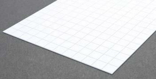 Evergreen Scale Models 4518 1/2" x 1/2" x .026" x 6" x 12" Polystyrene Sidewalk