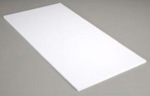 Evergreen Scale Models 9280 .080" x 11“ x 14" Polystyrene White Sheet