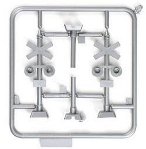 IHC 4550 HO Scale Kwik-Kits Crossbuck Signals Plastic Kit (Pack of 2)