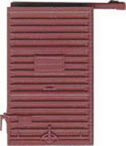 Kadee 2200 HO 6' Foot Youngstown High Tack Board Doors in Red Oxide
