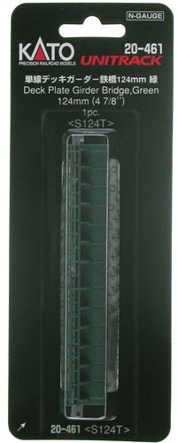 Kato 20-461 N 4-7/8" Green Deck Plate Girder Bridge