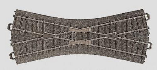 Marklin 24640 HO Scale C Track 24.3 Degree 7-13/32" Crossover Track