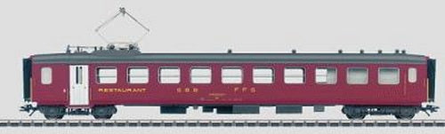 Marklin 43391 Swiss Federal Railways Lightweight Steel Dining Car