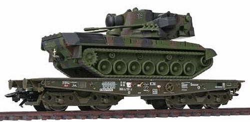 Marklin 48712 Rimmps Flatcar and Gepard Trk